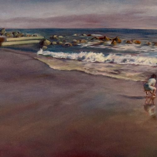 Coronado Shores, oil on canvas