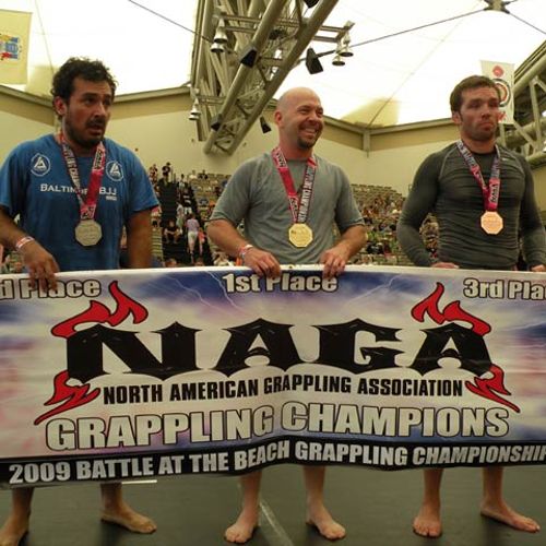 Competing in my first grappling tournamenet.