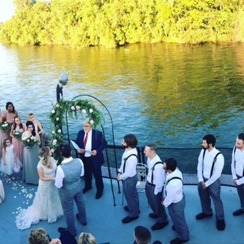 Lake Austin Boat Wedding  10/2016
