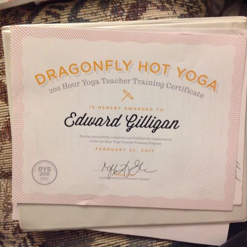 Dragonfly Hot Yoga Certified Yoga Teacher Certific