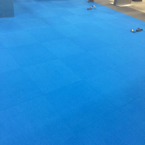 Carpet Tiles Installed for Samsung BestBuy located