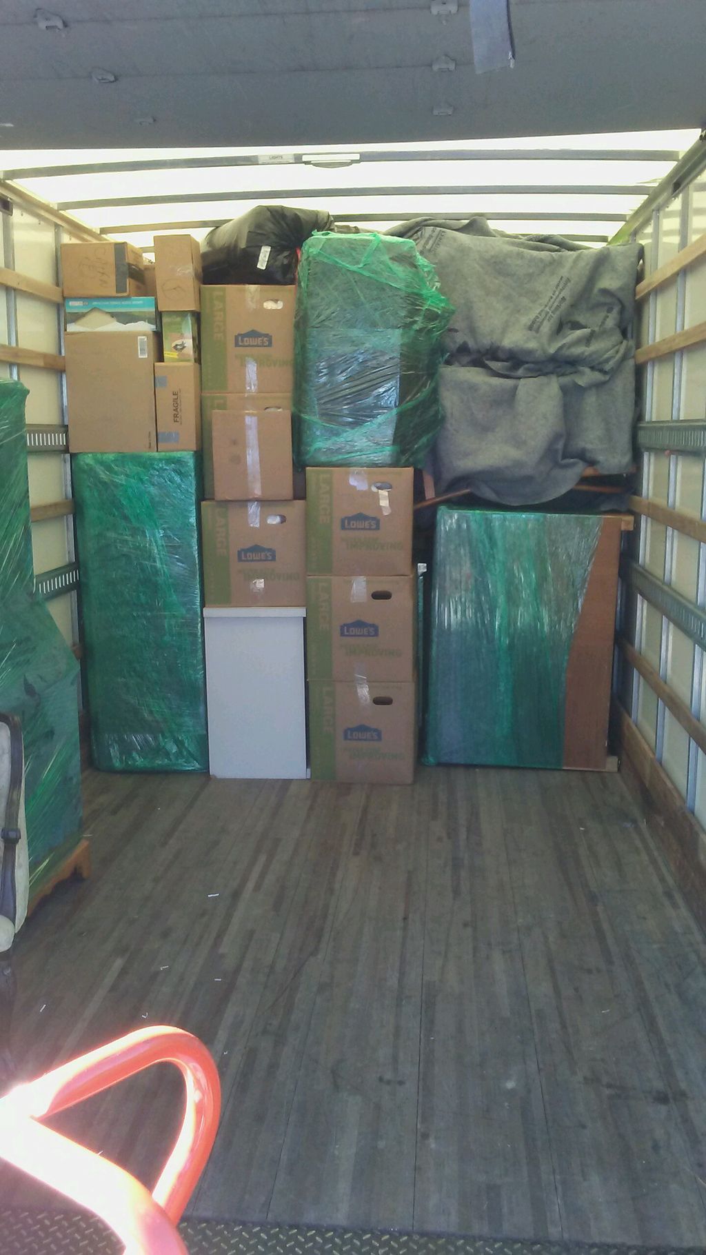 everything is padded and wrapped for safe travels.