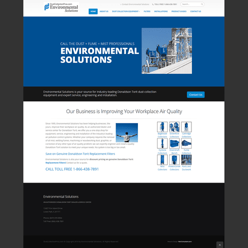 Responsive Website Design for Environmental Soluti
