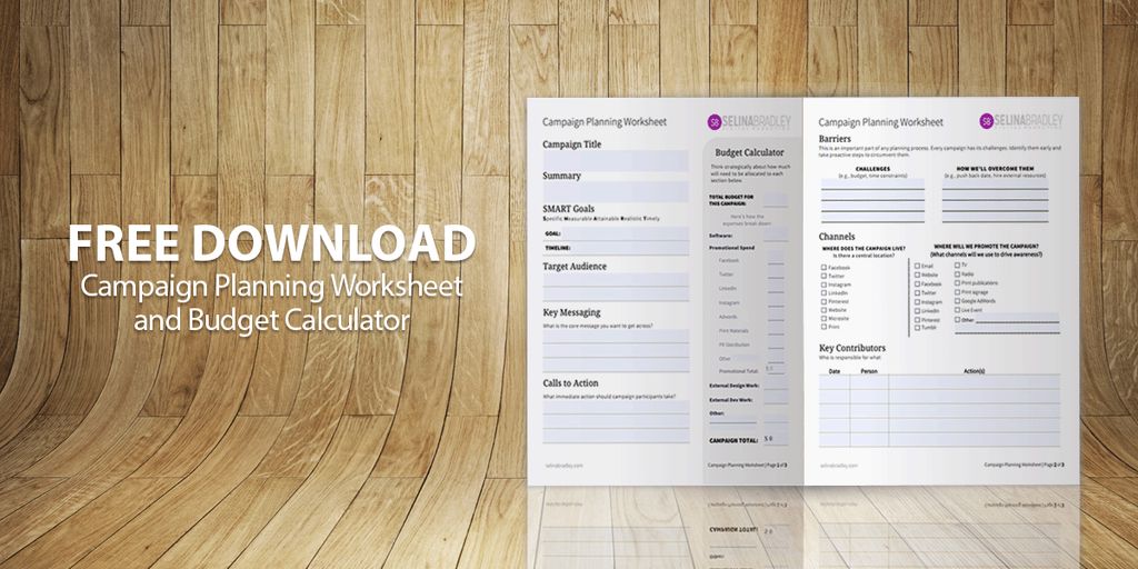 Grab your copy of my Campaign Planning Worksheet w