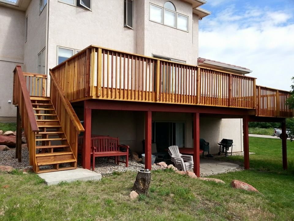 Kim Deck Project (Rebuild& Stain)