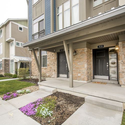 This home in Upscale Central 72 townhome sold with