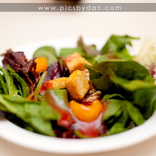 Spinach Salad - with Mixed Greens, Mandarin Orange