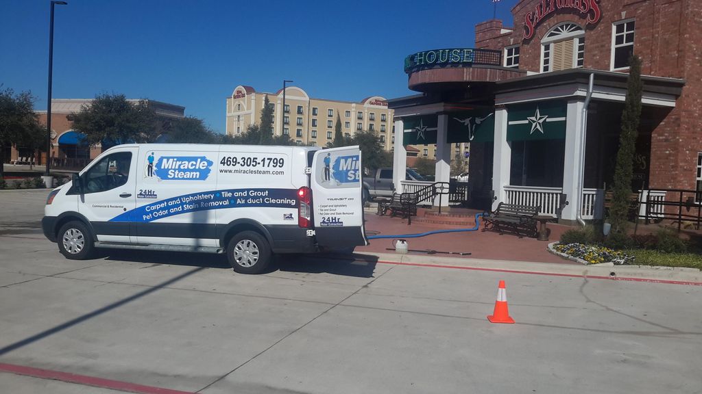 Some tile and grout cleaning for a local restauran