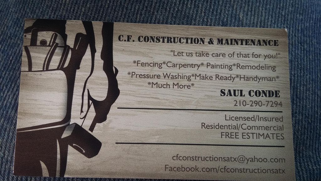 C.F. Construction & Maintenance