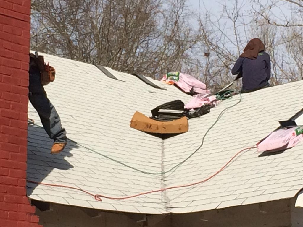 Finishing up a re roof in Griffin, GA.