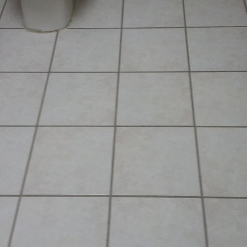 grout cleaning after