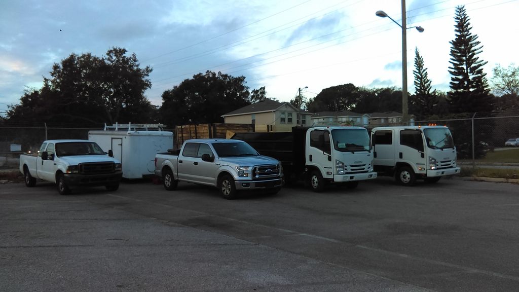 Our fleet of trucks ensure we get the job done pro