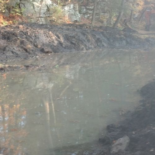 Pond Site During Dig