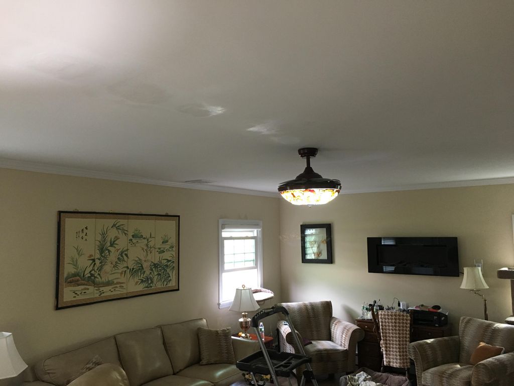 Installed this ceiling fan with retractable blades