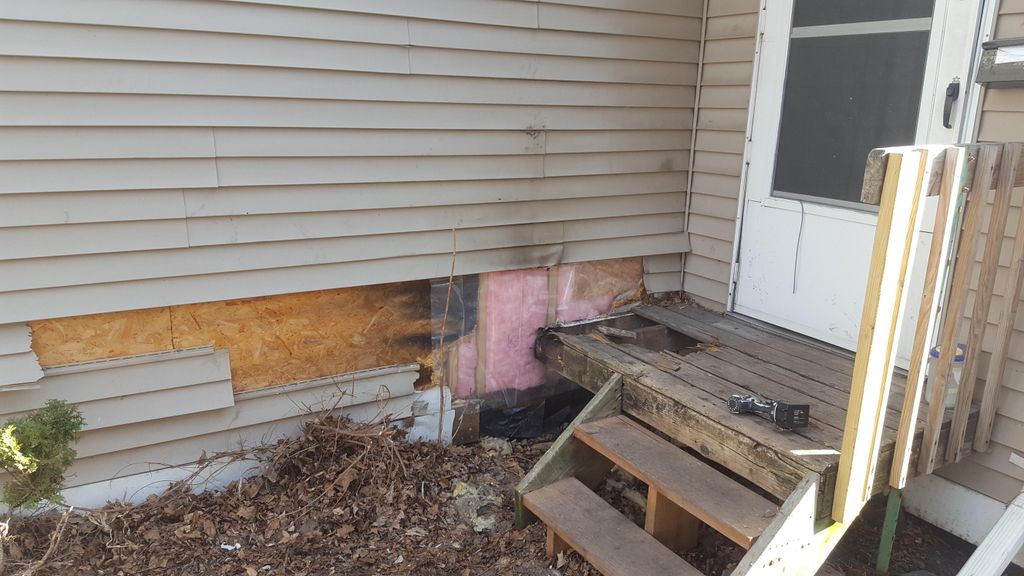 Place the fire started