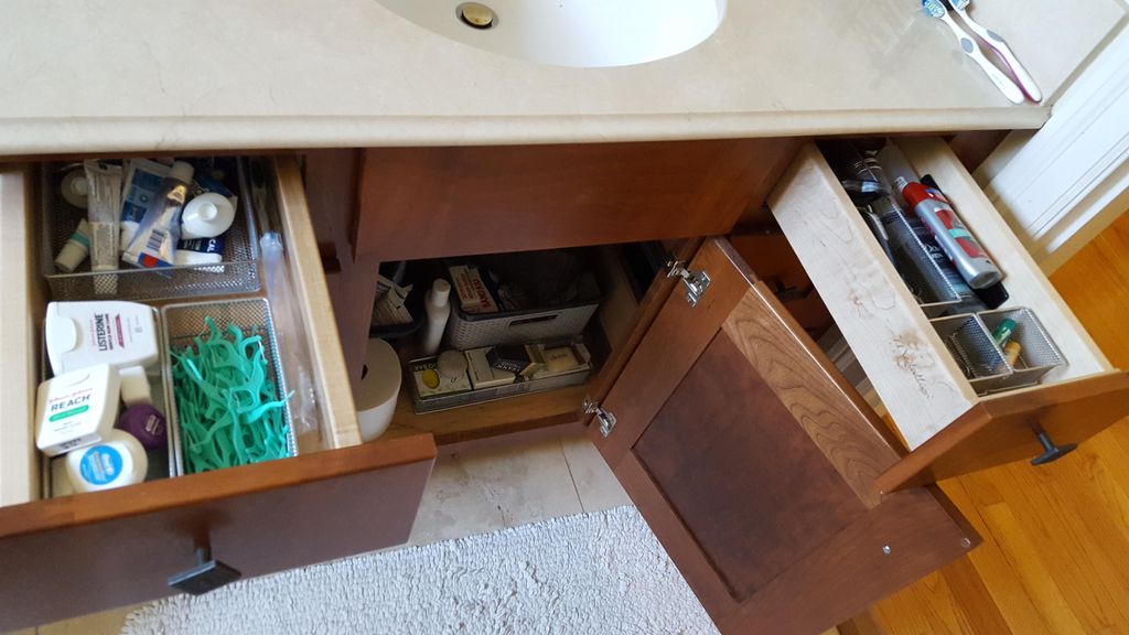 Drawer dividers work like magic for organizing all