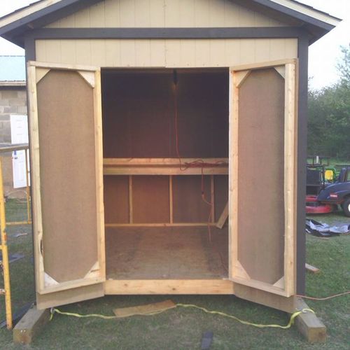I built this 8X8 shed in my shop around April 2014