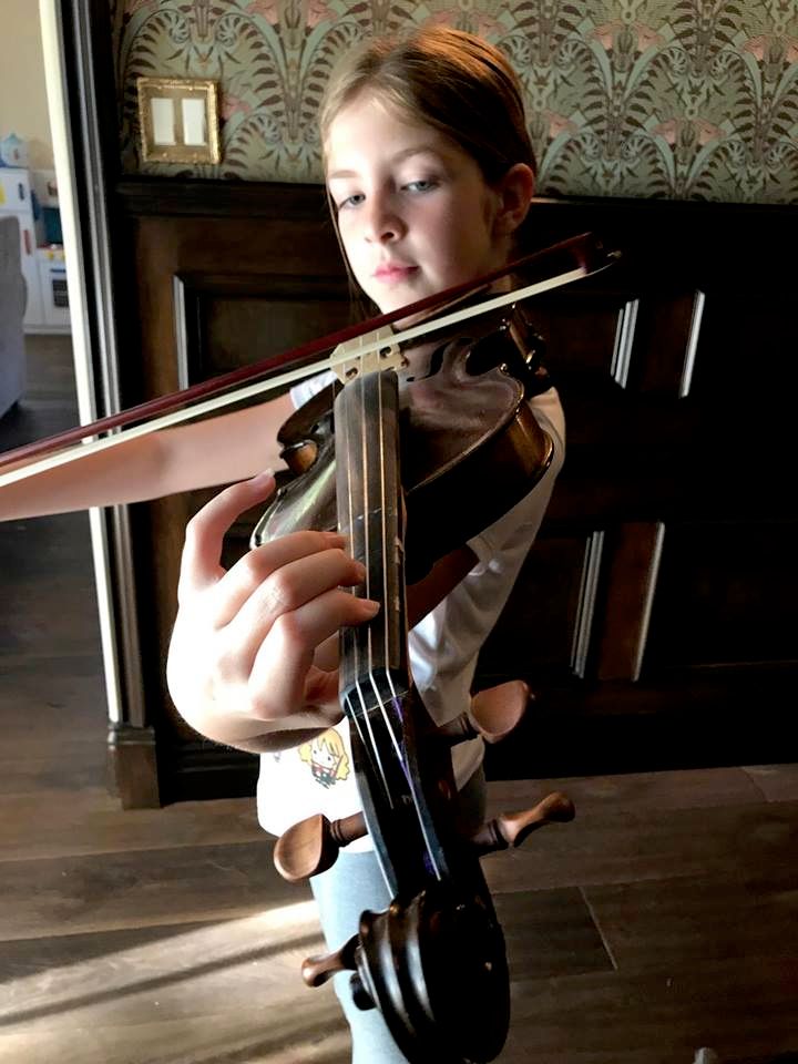 One of my amazing violin students!