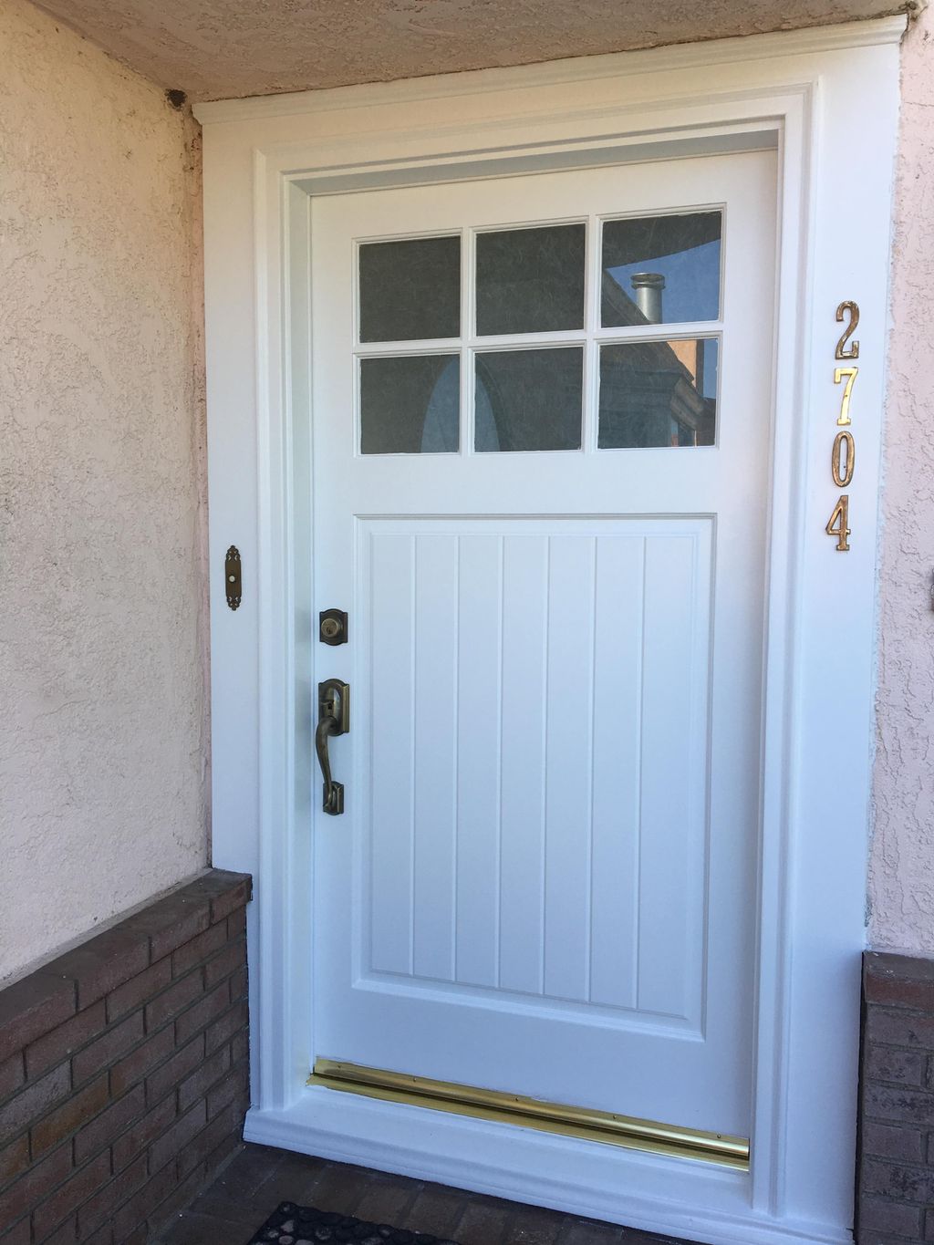 This was a custom made door for a non traditional 