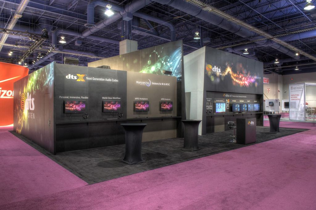 Booth shoot for DTS Audio at the Consumer Electron