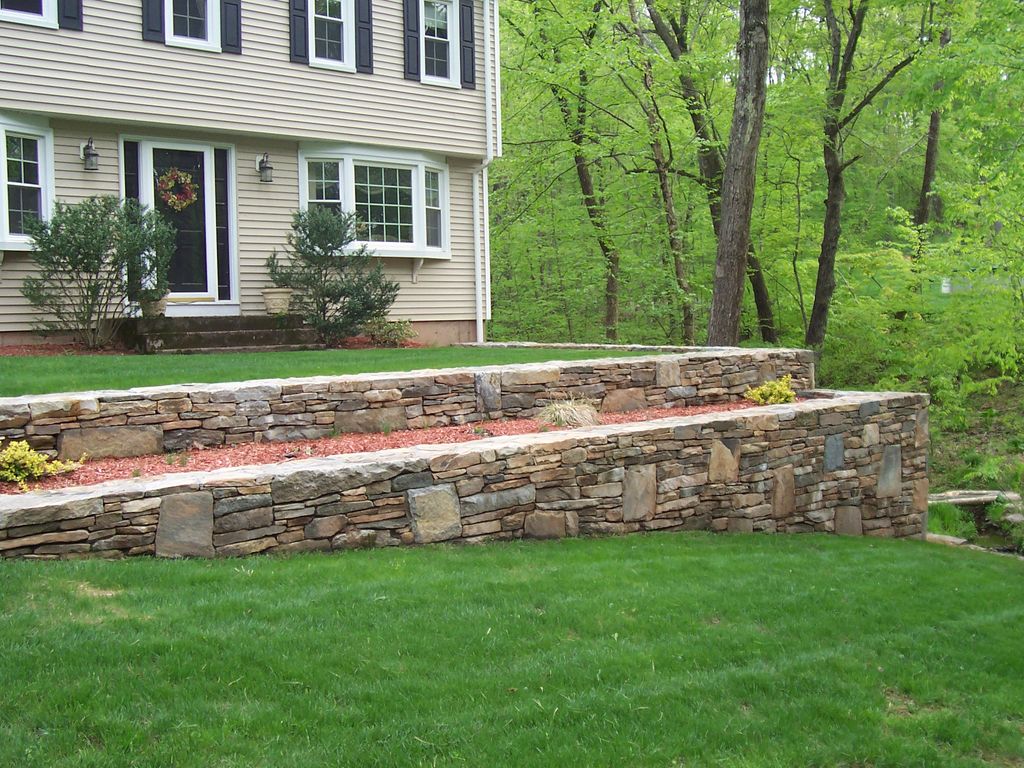 Strip and Block Retaining wall