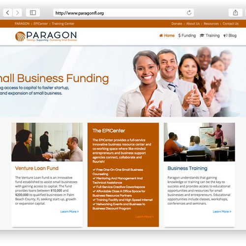 Paragon Florida Website Design