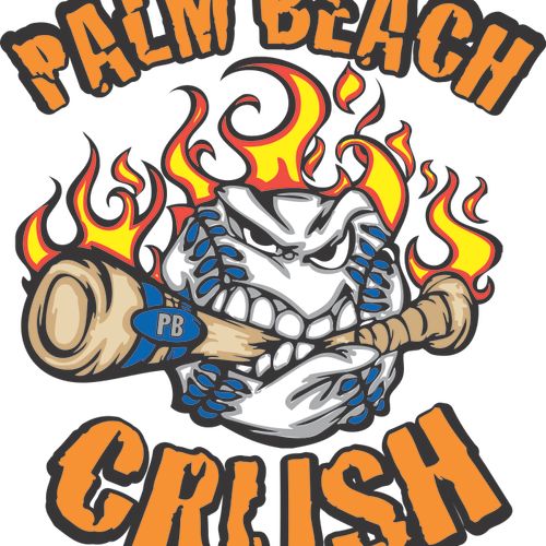 LOGO - Palm Beach Crush Little League Baseball Tea