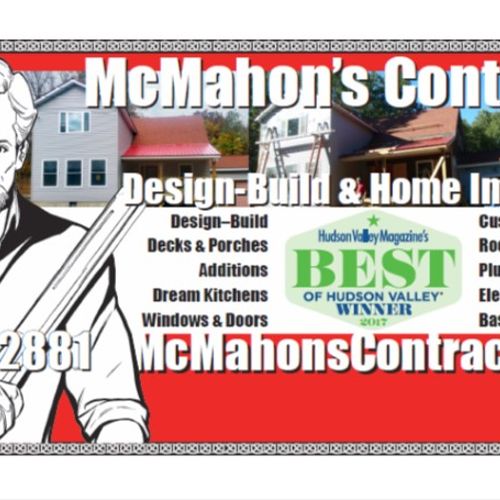 Best Contractor In the Hudson Valley Award 2018