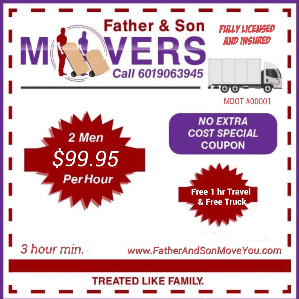 Father and Son Movers
