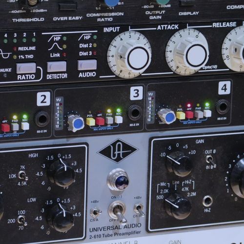 Great outboard gear featuring Neve, API, Universal