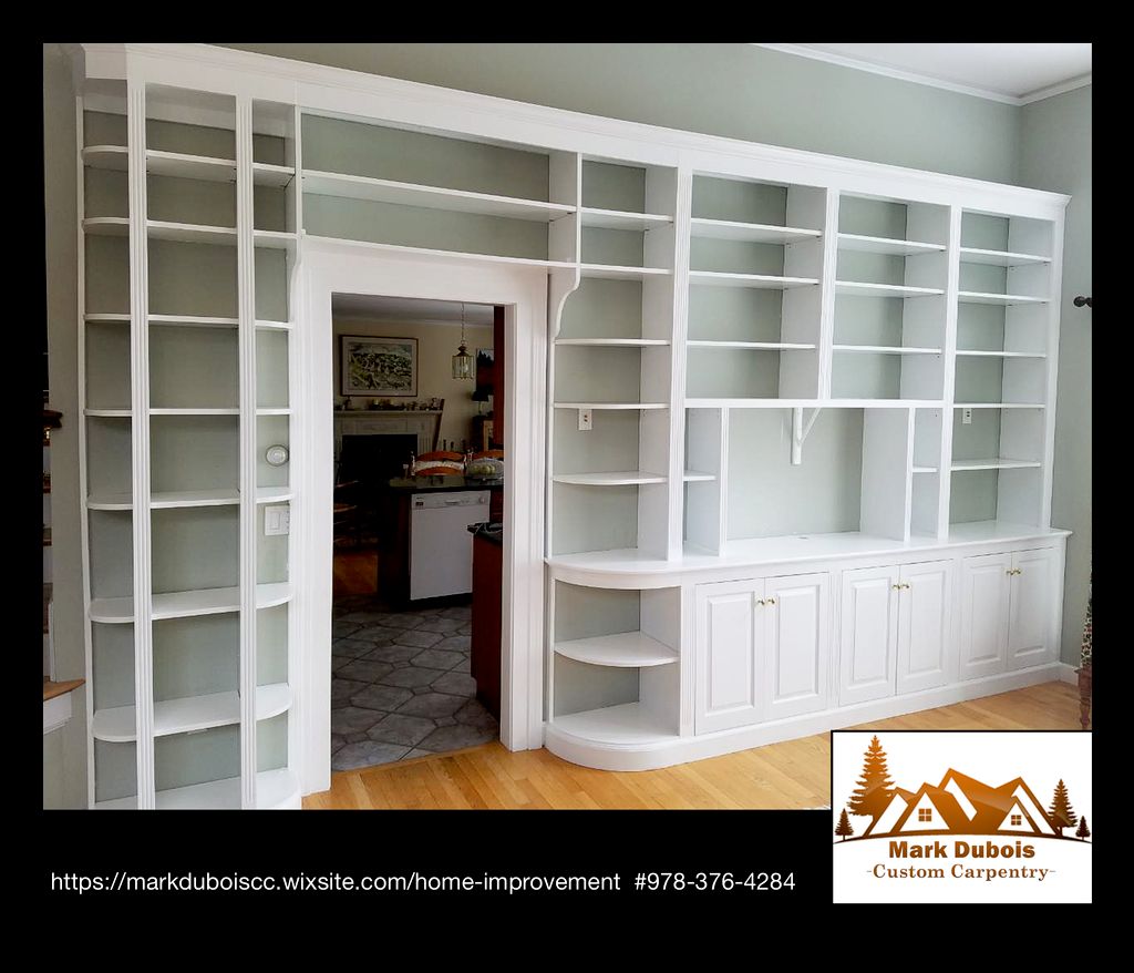 Custom Bookshelf remodel