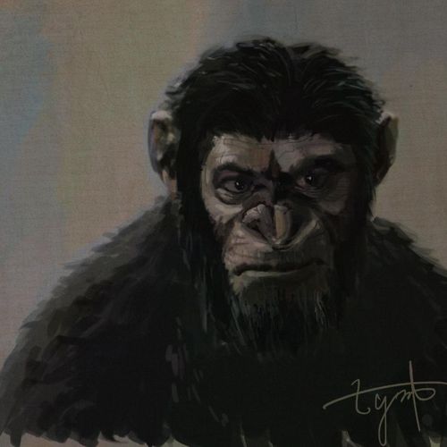 Portrait of Caesar (Planet of Apes)