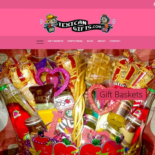 Website redesign for Texicangifts.com