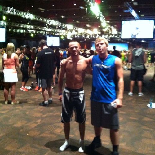 Best friend and I in Las Vegas at a training conve