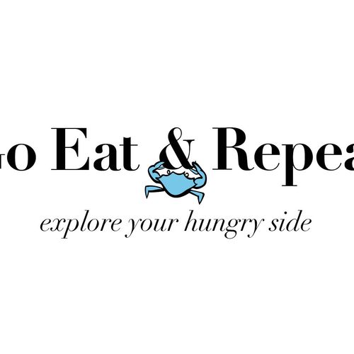Logo for Go Eat & Repeat food blog