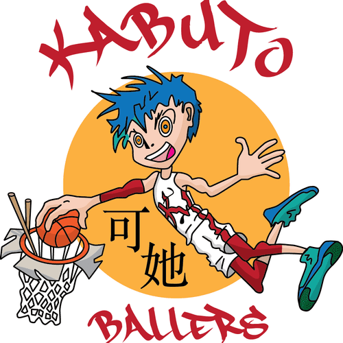 Logo for Recreational Basketball team, The Kabuto 