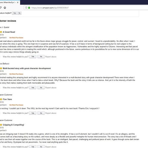Reviews of When the Eye Sees Itself
