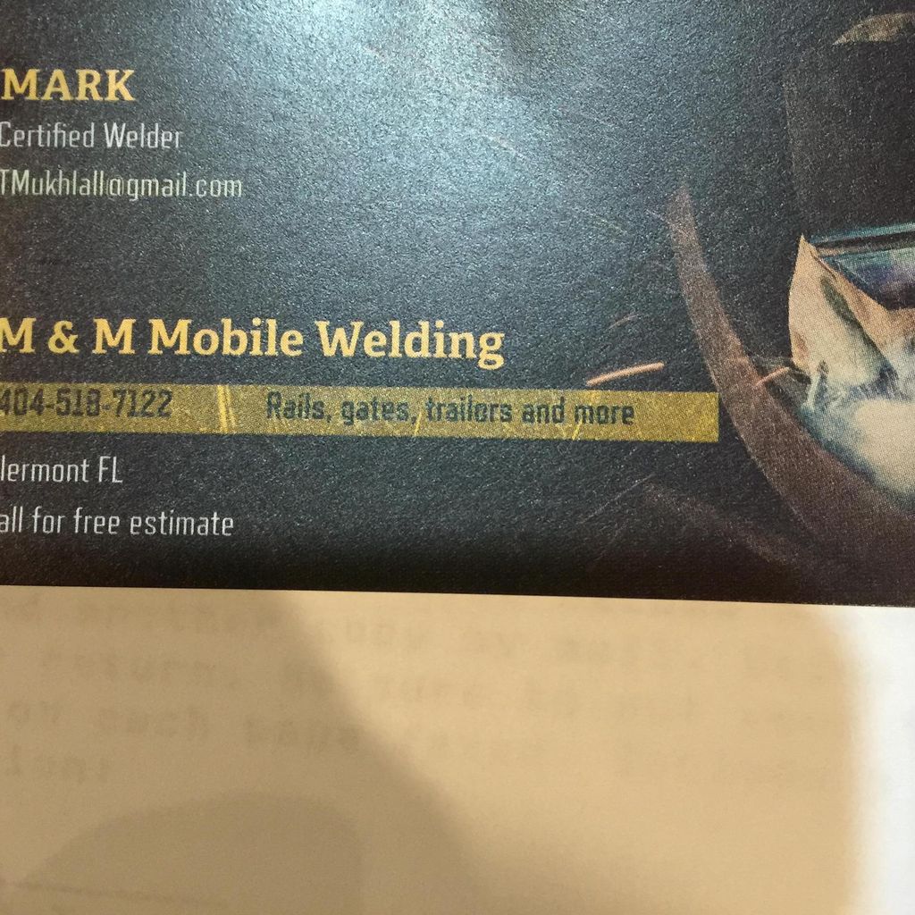 M & M mobile welding