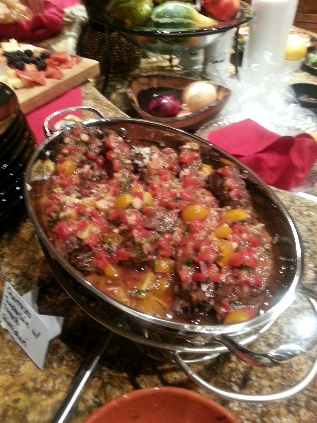"Churrasco Style" Beef Tenderloin w/ Tomato Chimic