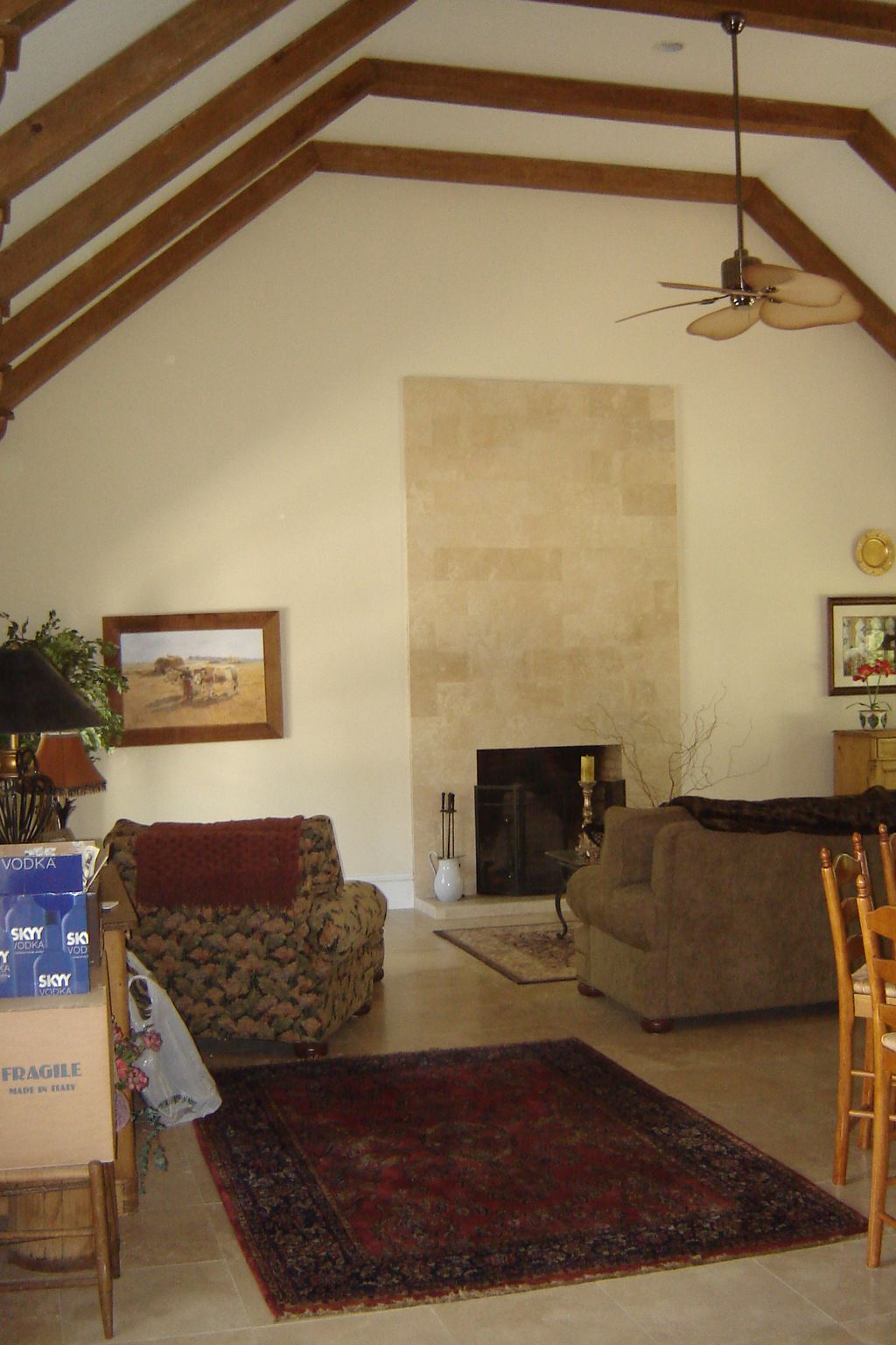 Family Room at Kitchen