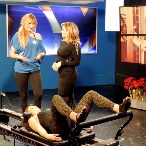 Live on FOX 40 - showing the power of Pilates