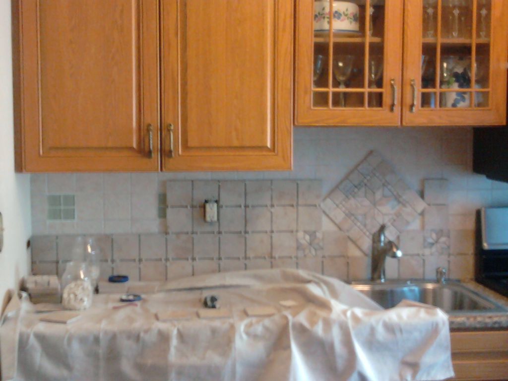 mosaic tile backsplash