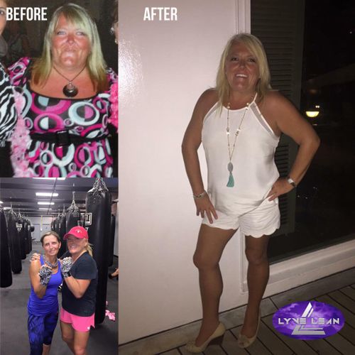 Amazing transformation by this client. Her hard wo