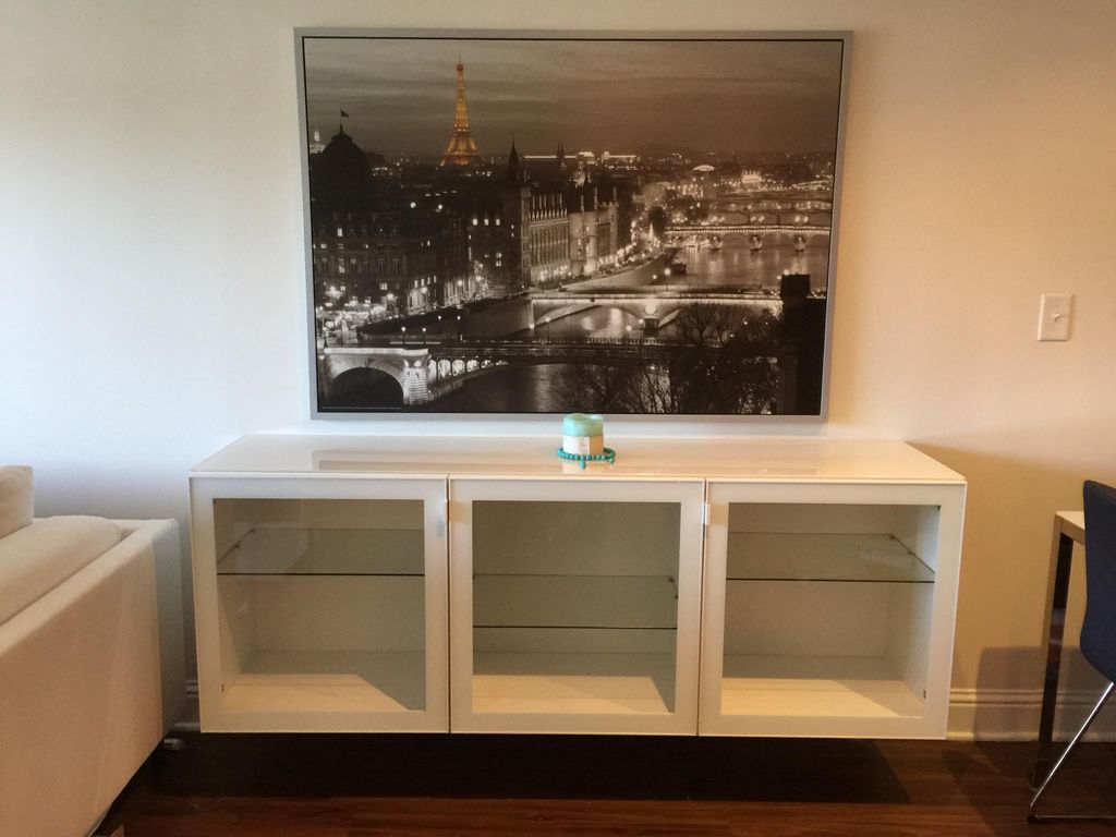 Finished dining buffet assembled for client. Both 