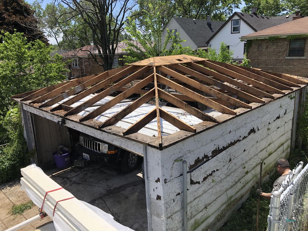 Had to eliminate all the old plywood because it wa