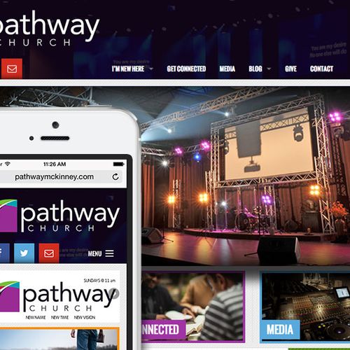 Pathway Church, McKinney TX
Website & Logo Design