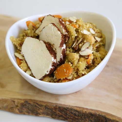Chicken couscous with moroccan spices