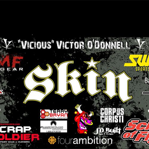 MMA Fighter Sponsor Banner for Bellator MMA on Spi