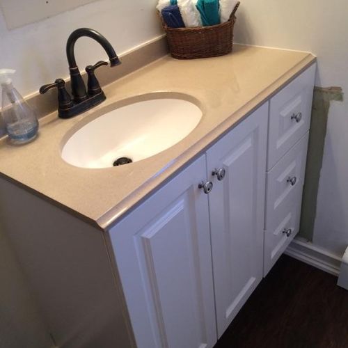 A vanity I installed for the bath remodel