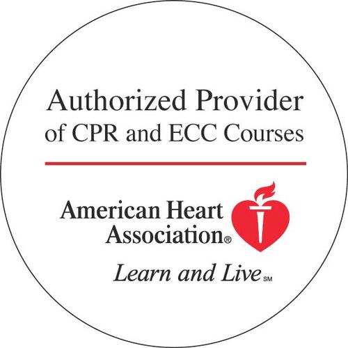 We are an Authorized Provider of American Heart As